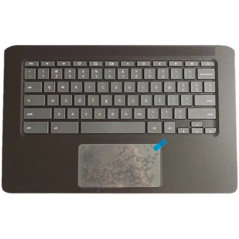New for HP Chromebook 14 G5 Palmrest Upper Cover US Keyboard Touchpad L14354-001