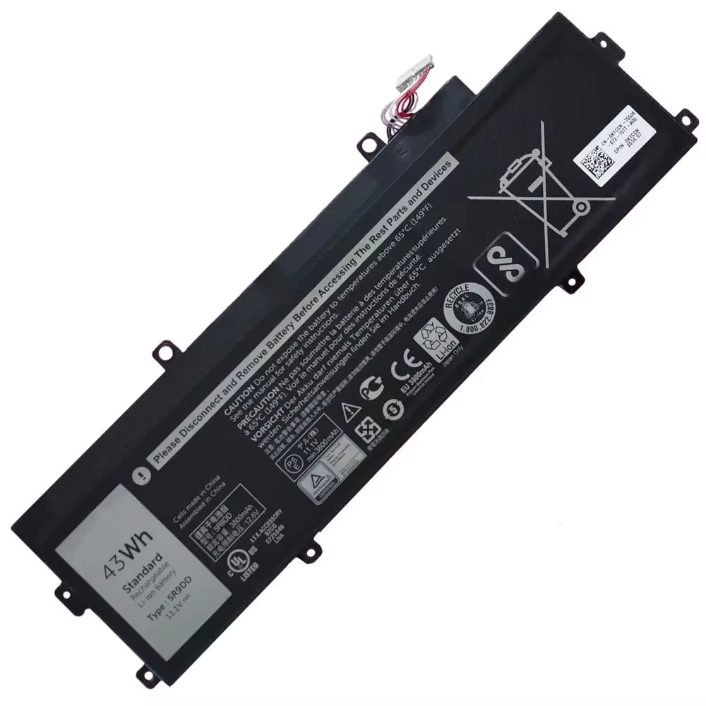 11.1V 43Wh 5R9DD Laptop Battery for Dell Chromebook 11 3120 P22T KTCCN XKPD0 P22T001
