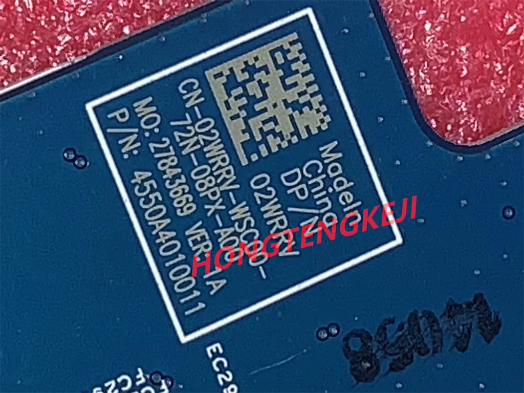 Used Genuine for  Chromebook 13 2WRRV 02WRRV CN-02WRRV CEL 3855U CPU 4GB RAM 16811-1 Notebook PC Laptop Mainboard
