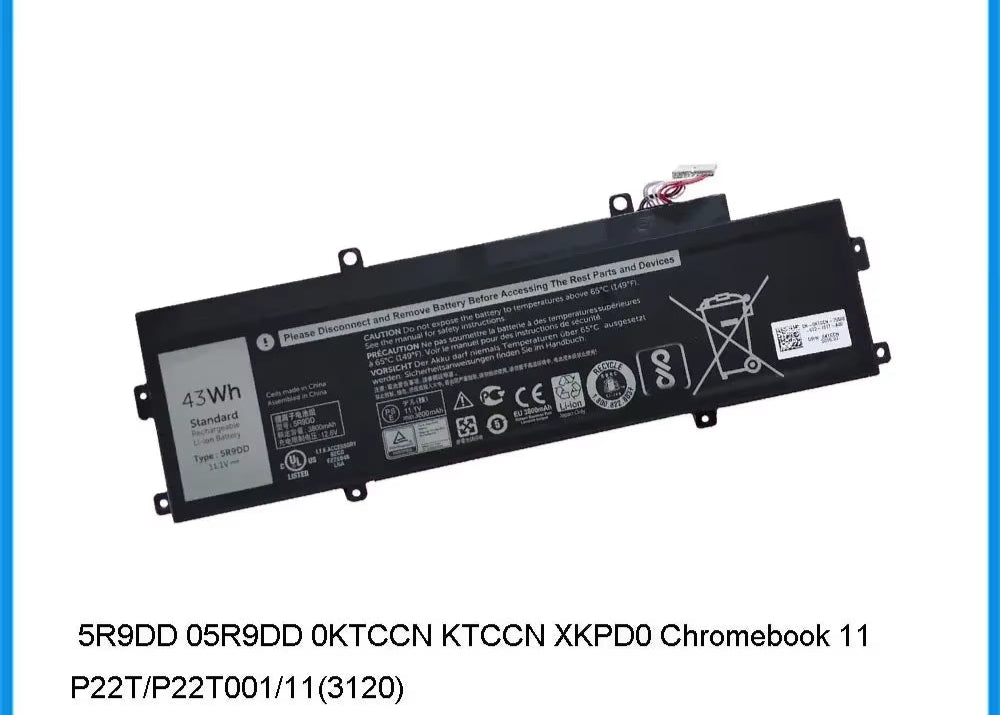 New For Dell Chromebook 11 3110 2-in-1 Palmrest US Keyboard Touchpad - Foto 3