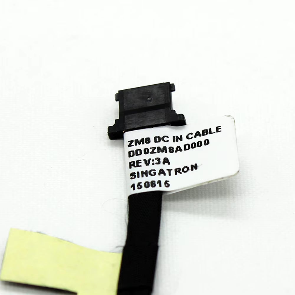 For  Chromebook 11 3120 Laptop DC Power Connector Jack DC-IN Charging Flex Cable 09F21D DD0ZM8AD000