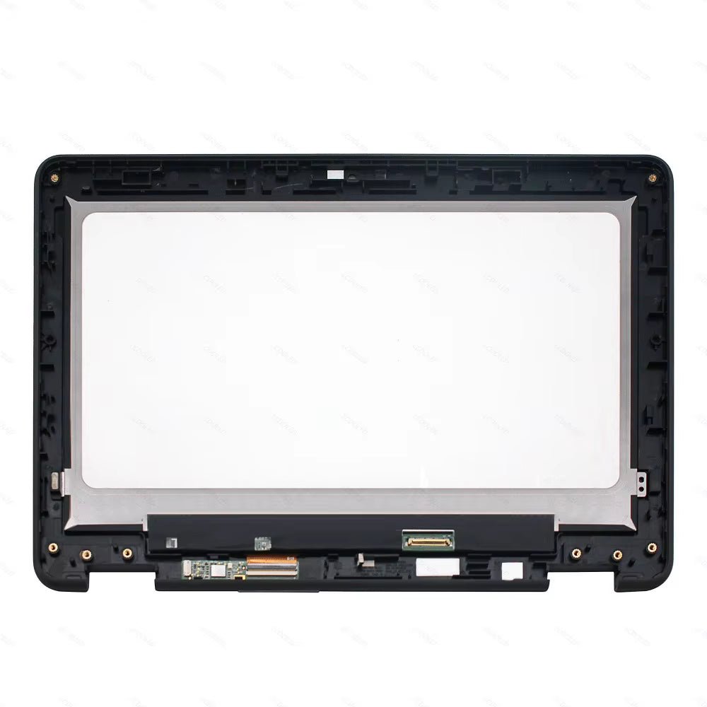 For Dell Chromebook 11 3189 Full LCD Display Screen Touch Glass Digitizer Panel Assembly +Bezel / Frame NV116WHM-N43 1366X768