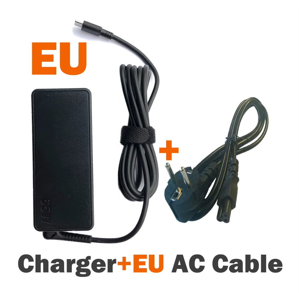 65W USB C Laptop Charger Power Adapter for Lenovo Thinkpad, HP, Chromebook, Yoga, Dell, ASUS, Acer Type C Fast Charger 20V3.25A
